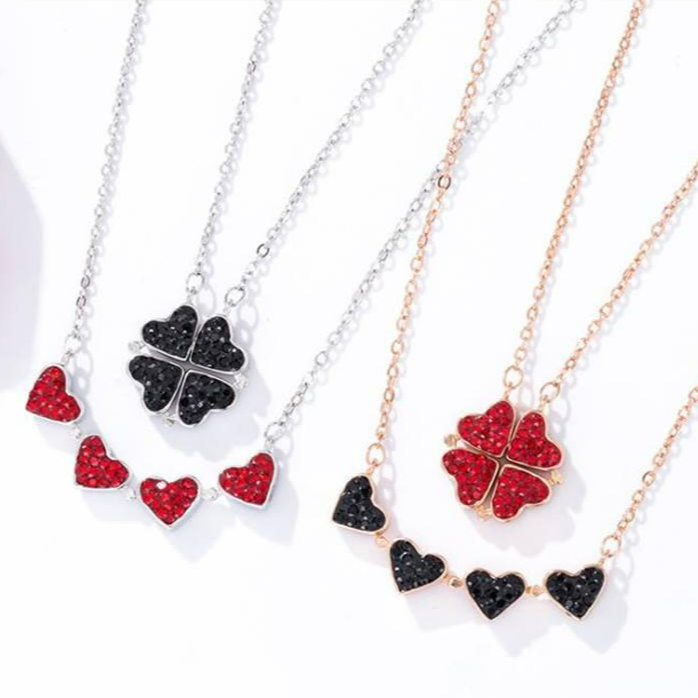 Cloverelle – Sparkling Clover Pendant Necklace
