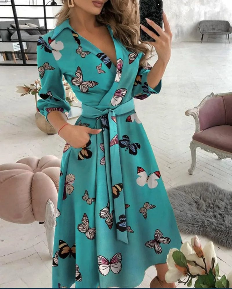 Ismara™ | Sophisticated Midi Dress