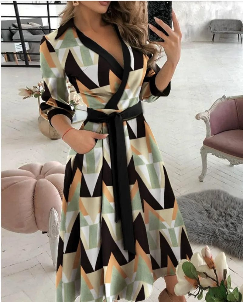 Ismara™ | Sophisticated Midi Dress