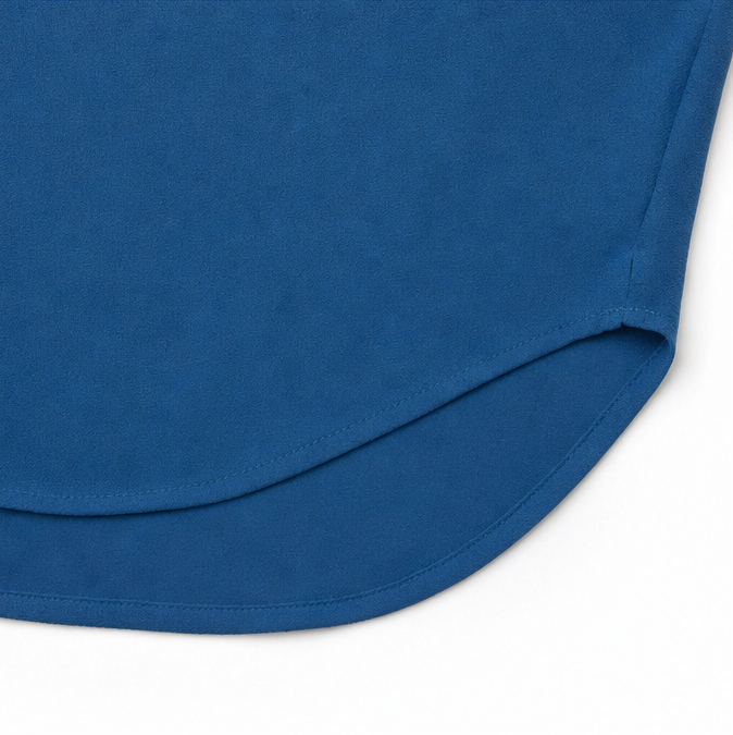 Drapelle – Women's Split V-Neck Drape Blouse