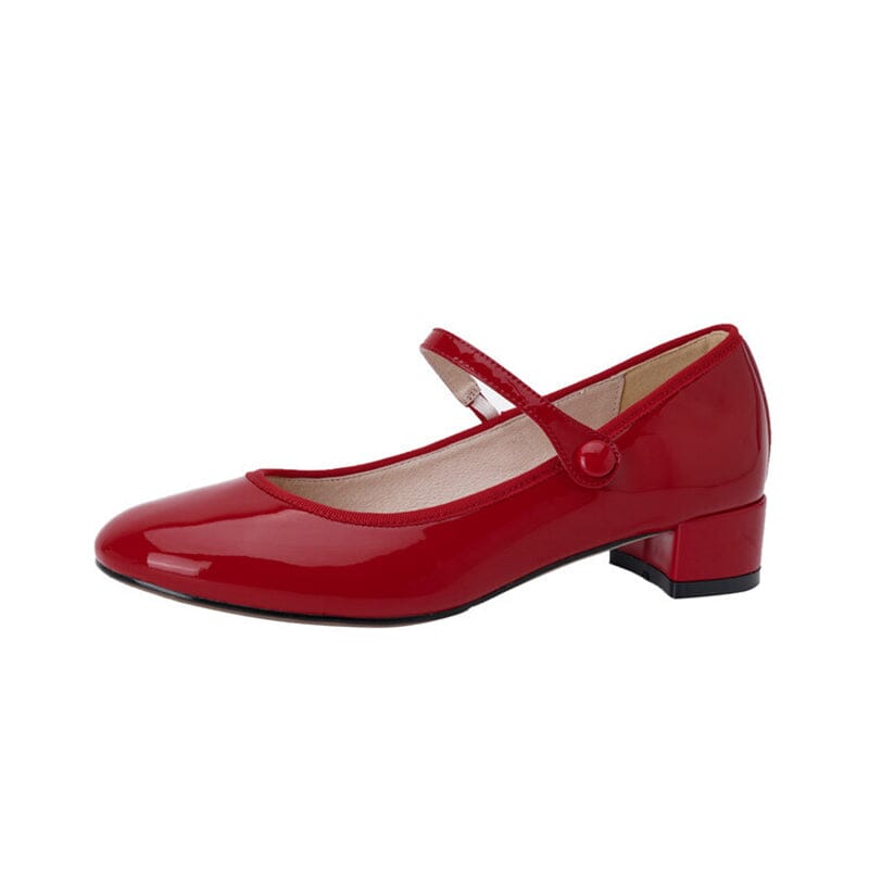 Livy Leather Mary Janes