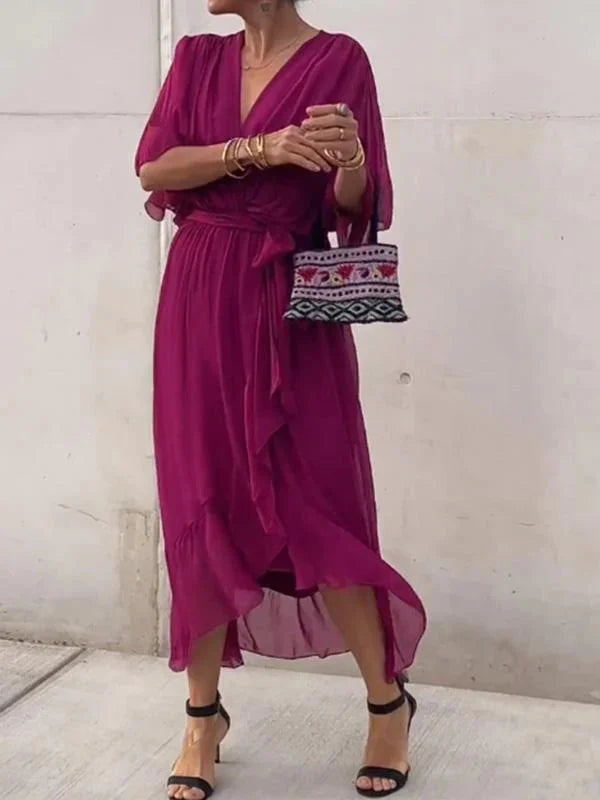 Ulani | V-Neck Flowy Dress
