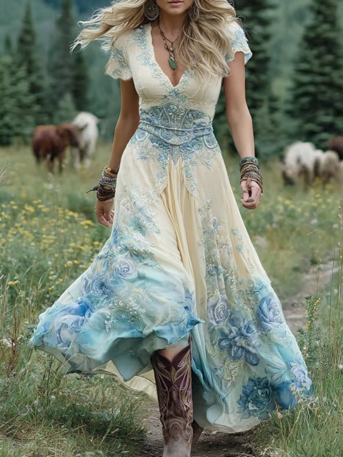 SERAPHINA – ENCHANTED BOHEMIAN MAXI DRESS