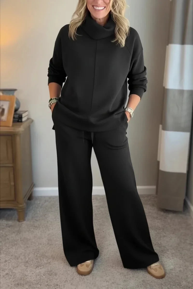 Faiella - Comfortable Knitted Two Piece Set