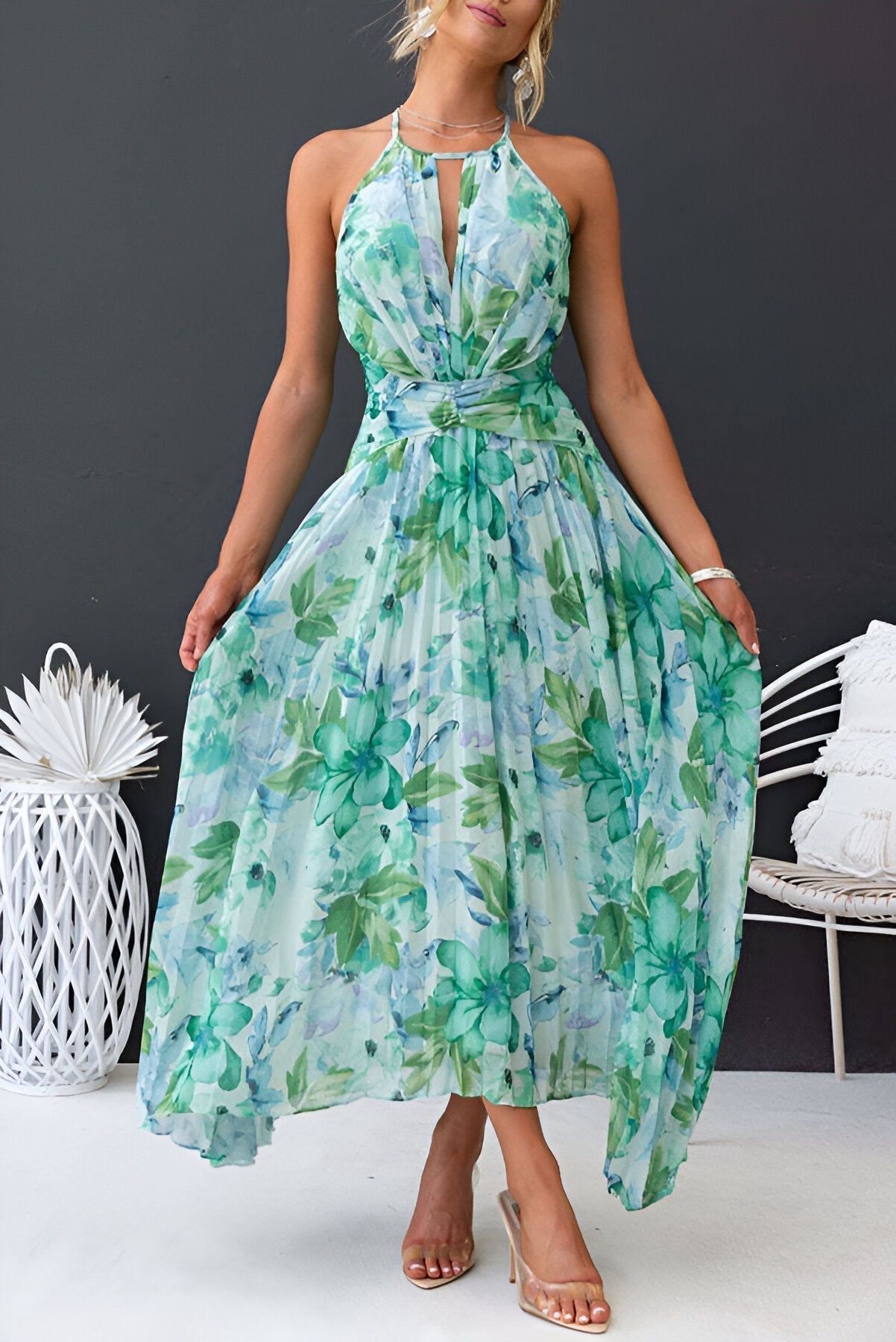 Valeria | Floating Elegance Maxi Dress