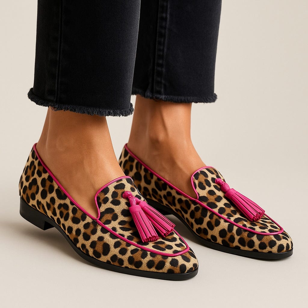 Liora | Fringe Slippers