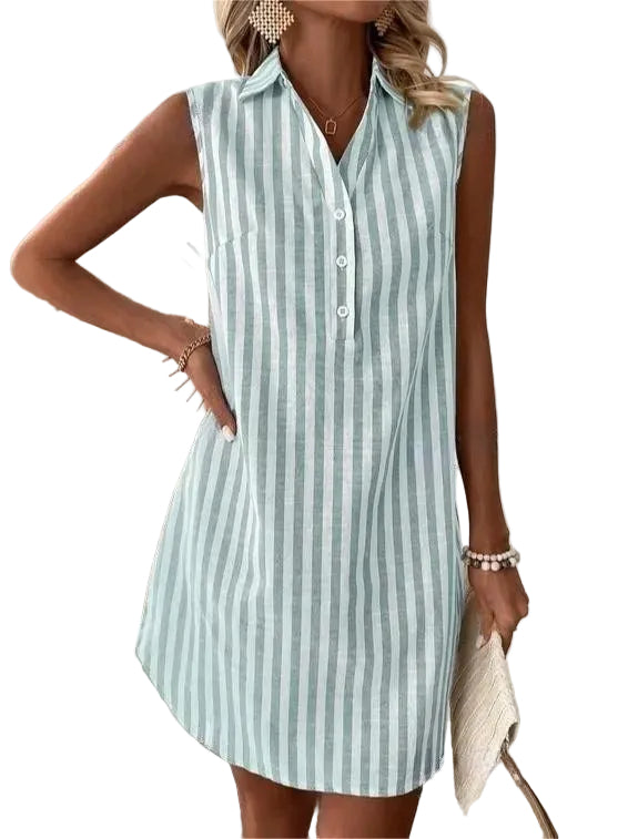 Floella™ Cozy Shirt Dress
