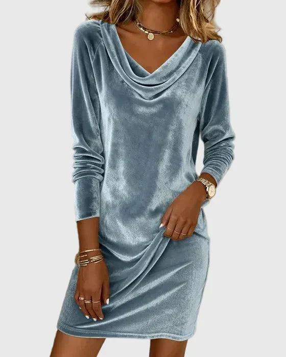 Frosina | Velvet Dress Loose Fit