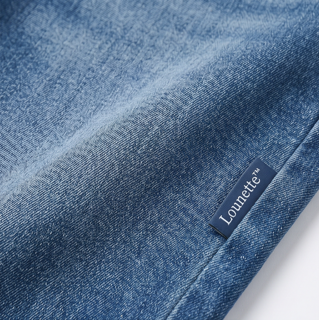Lounette Elastic-Waist Cropped Denim Jeans for All-Day Comfort