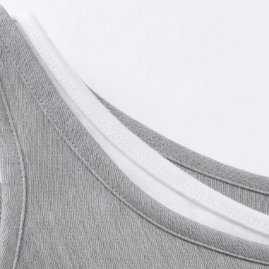 Ellavia – Layered Tank Dress with Mock Two-Piece Design, Sleeveless Sundress