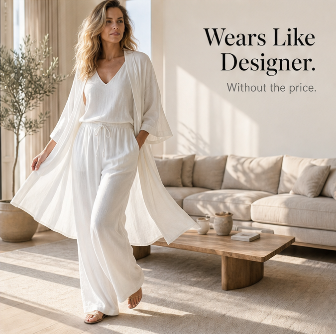 Eloria – Women's Elegant 3-Piece Loungewear Set