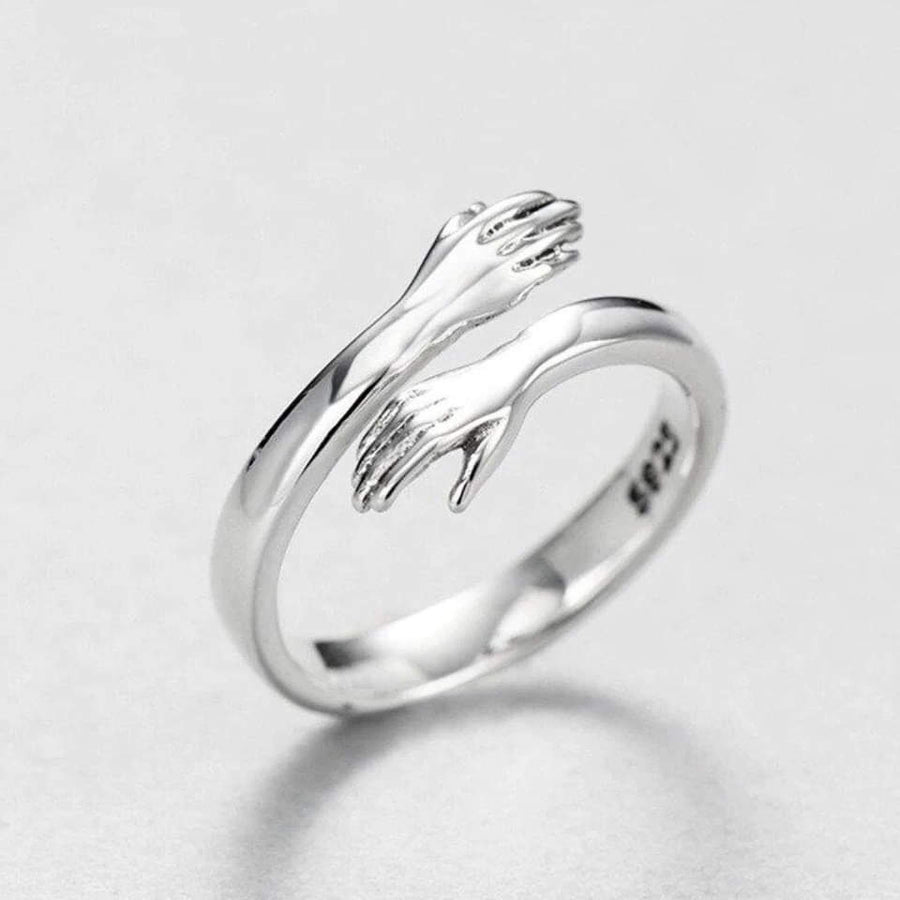 Baguette – Adjustable ring with a wrapping shape