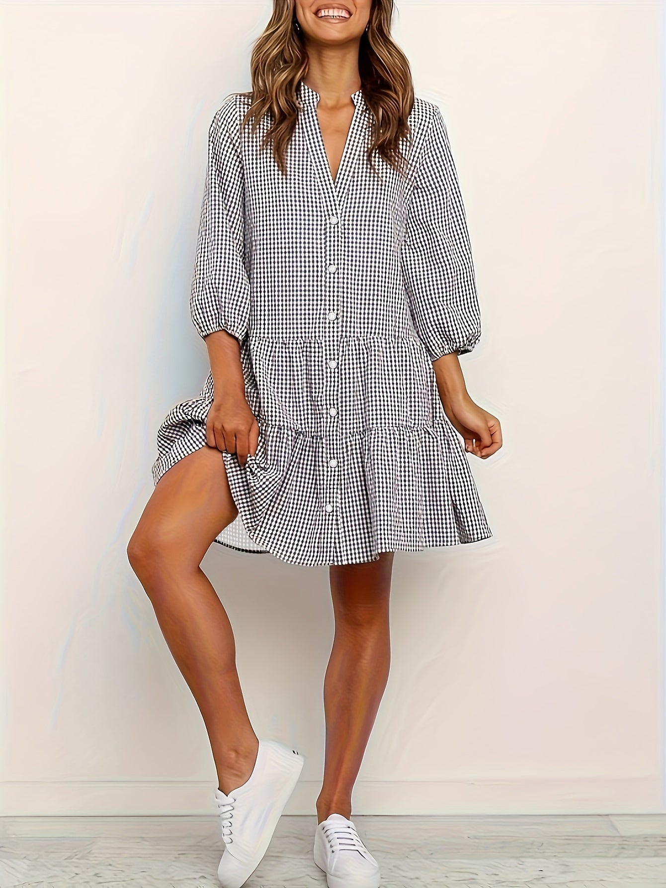 PALOMA - CHARMING STRIPED DRESS