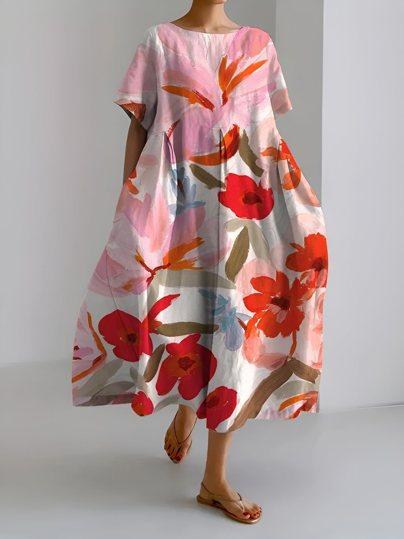 Malla | A feeling of freedom fluttering in summer colors – a 3D-printed dress that moves with you