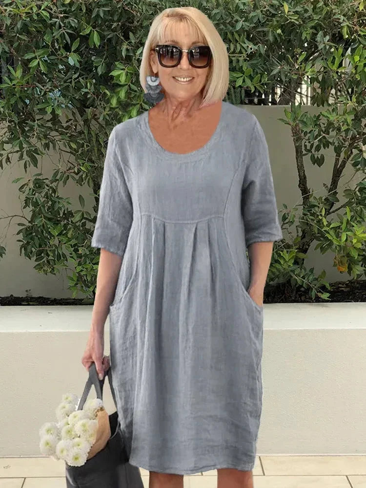 Renée | Midi Dress with Pockets