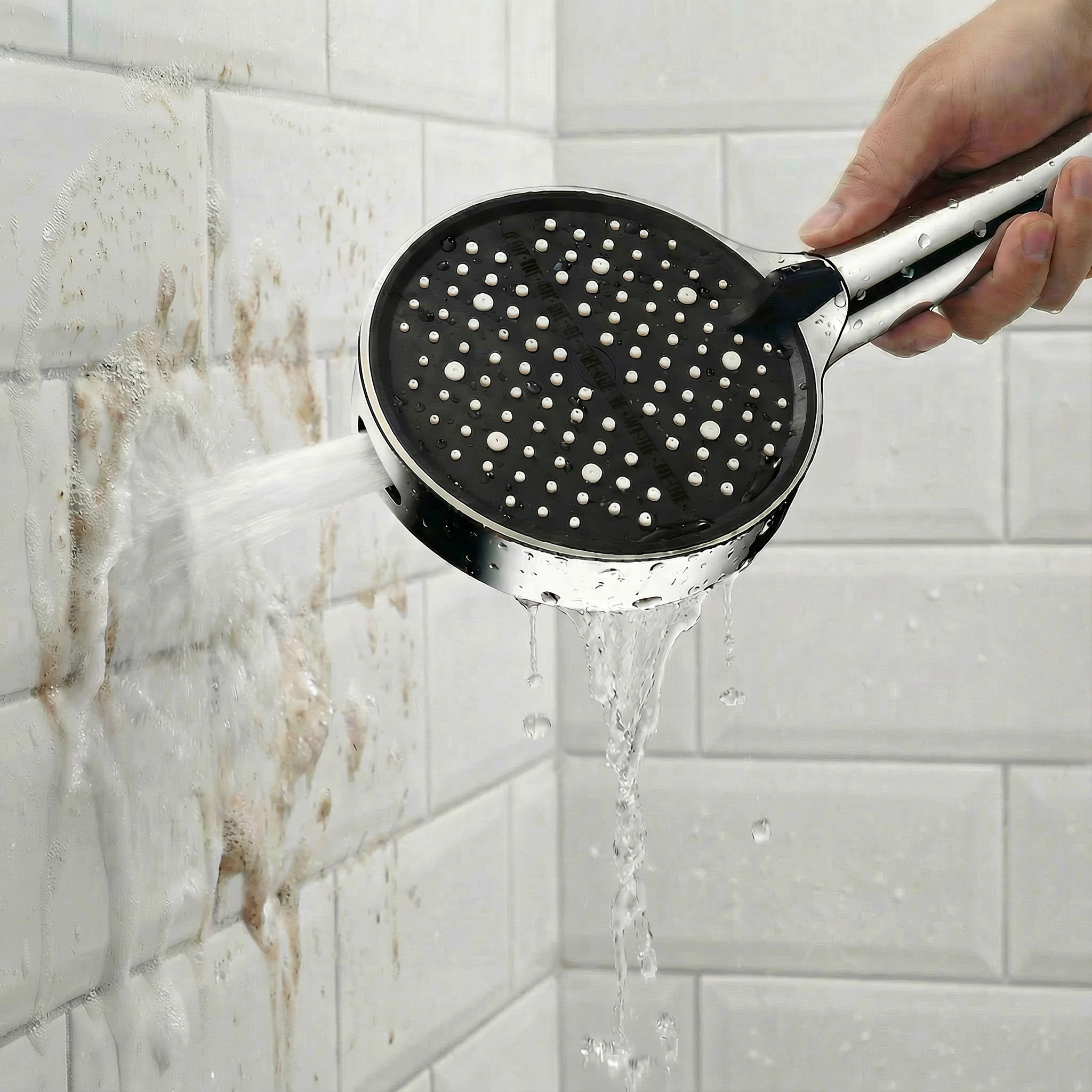 Aquaflow - 7 mode filtered shower head for softer hair