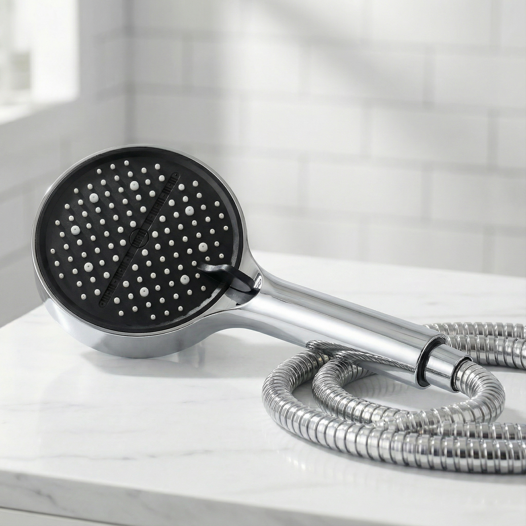 Aquaflow - 7 mode filtered shower head for softer hair