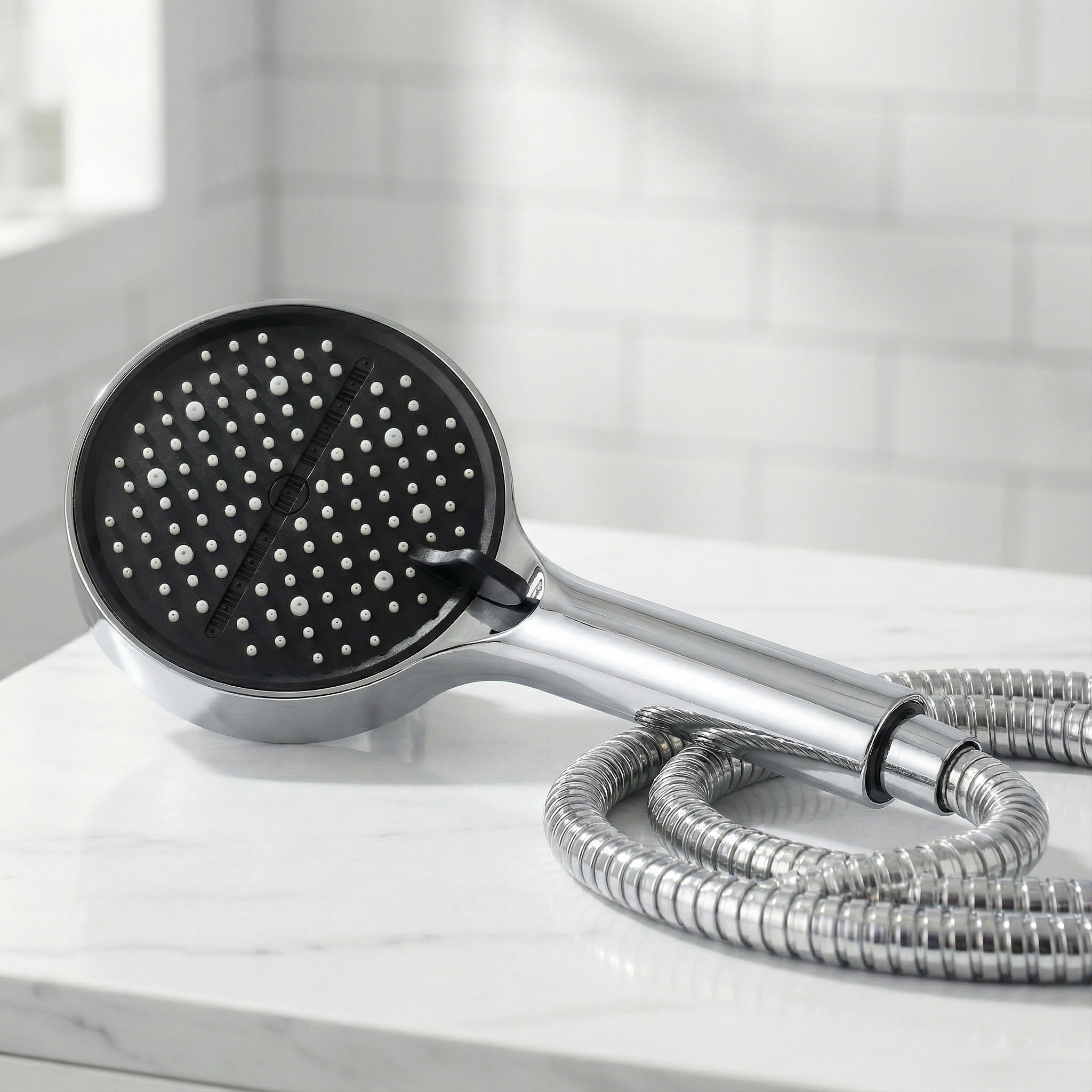Aquaflow - 7 mode filtered shower head for softer hair