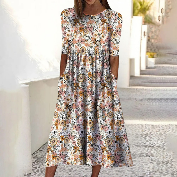 Lunaria - Floral Flowing Maxi Dress
