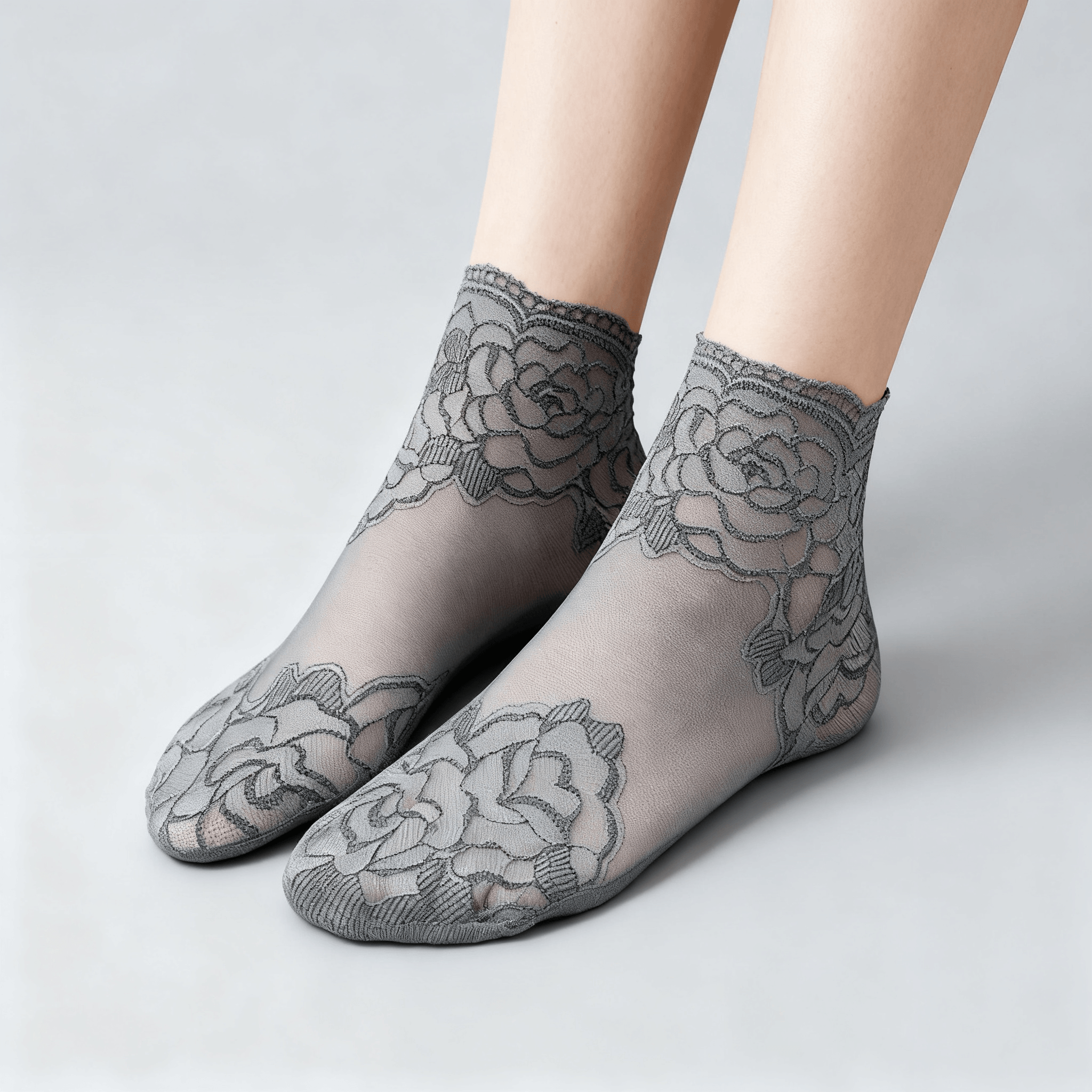 Feeluxe - Elegant Lace Socks for Women