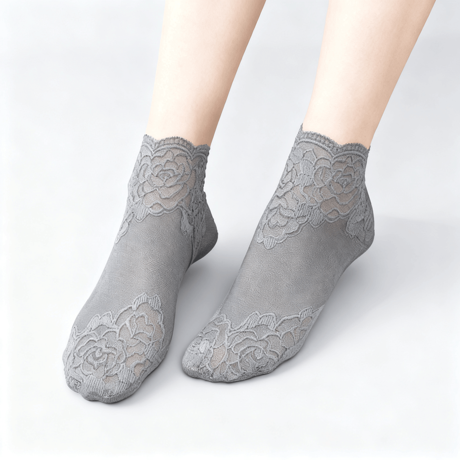 Feeluxe - Elegant Lace Socks for Women