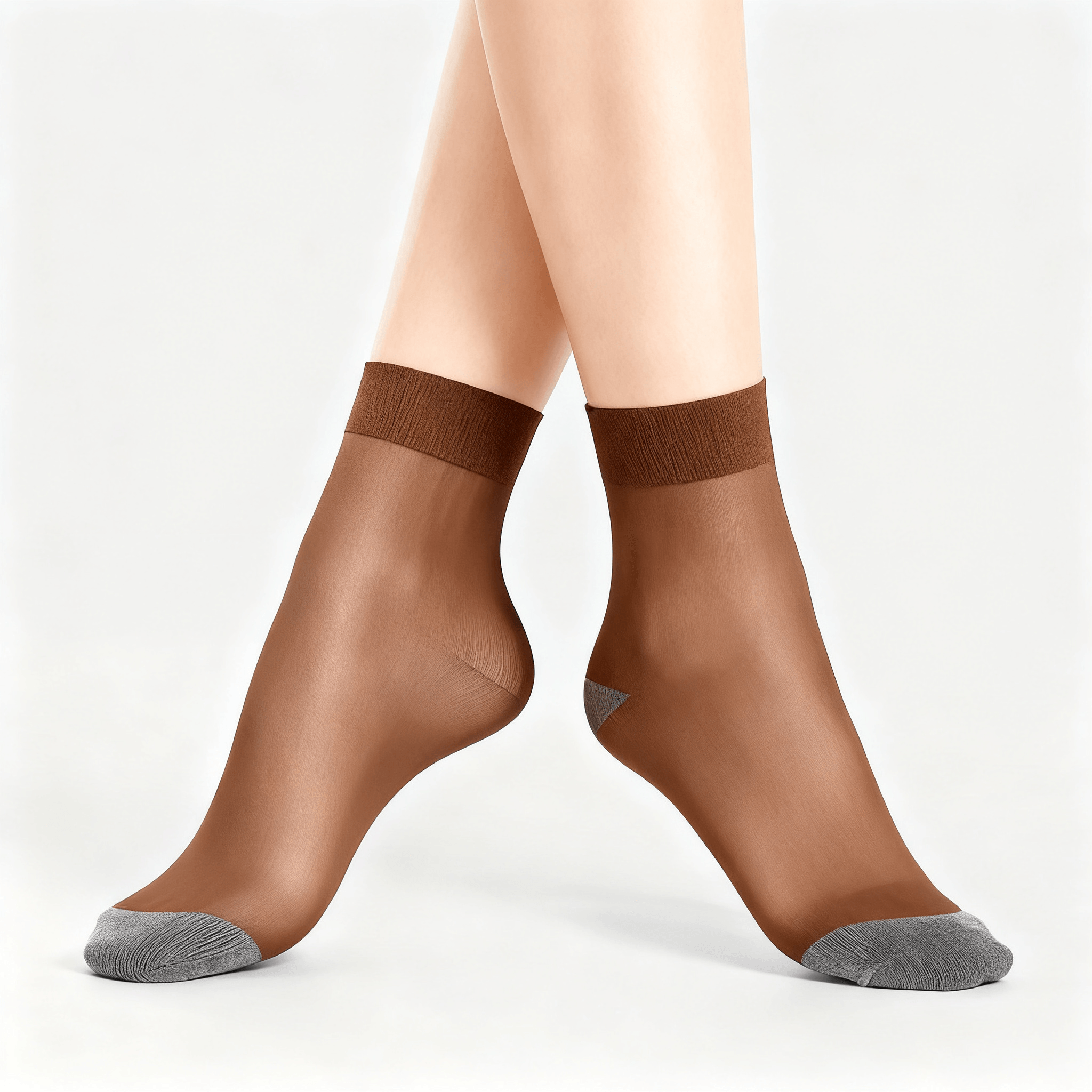 Feeluxe - Silky Anti-Slip Cotton Socks (5+5 Free)