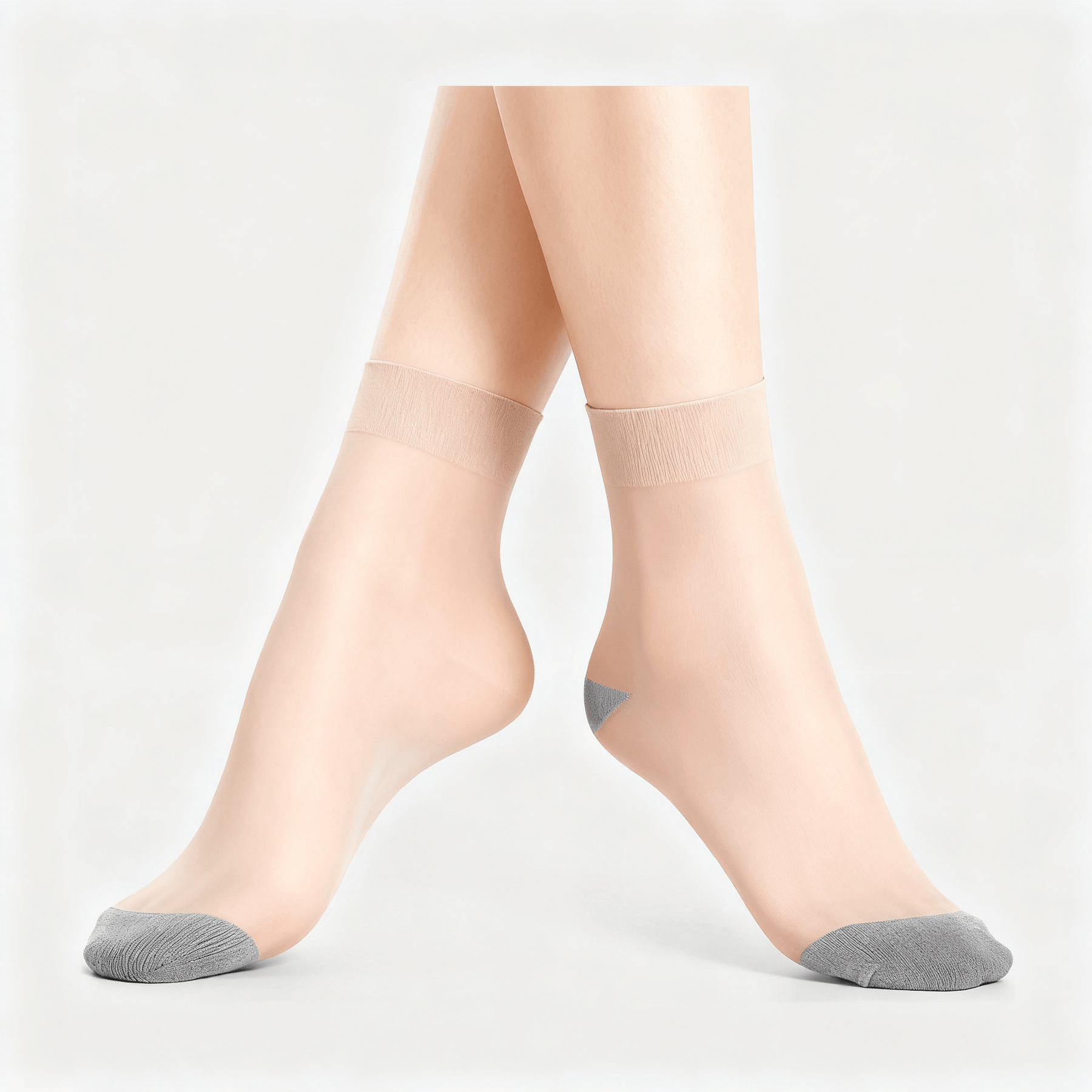 Feeluxe - Silky Anti-Slip Cotton Socks (5+5 Free)