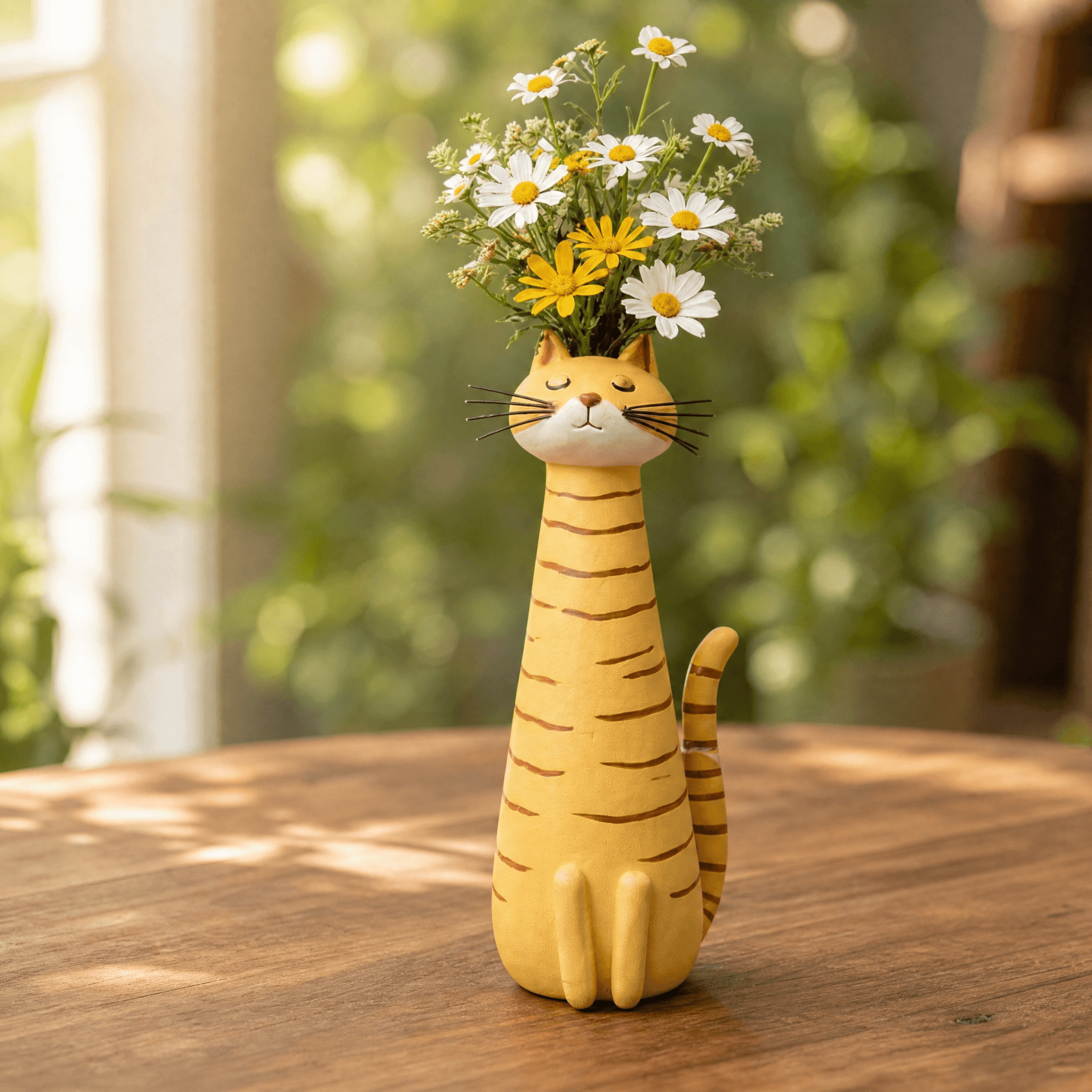 Felina – Handmade Ceramic Cat Flower Vase
