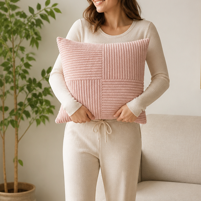 Corvella – Corduroy Cushion Cover That Matches The Photo