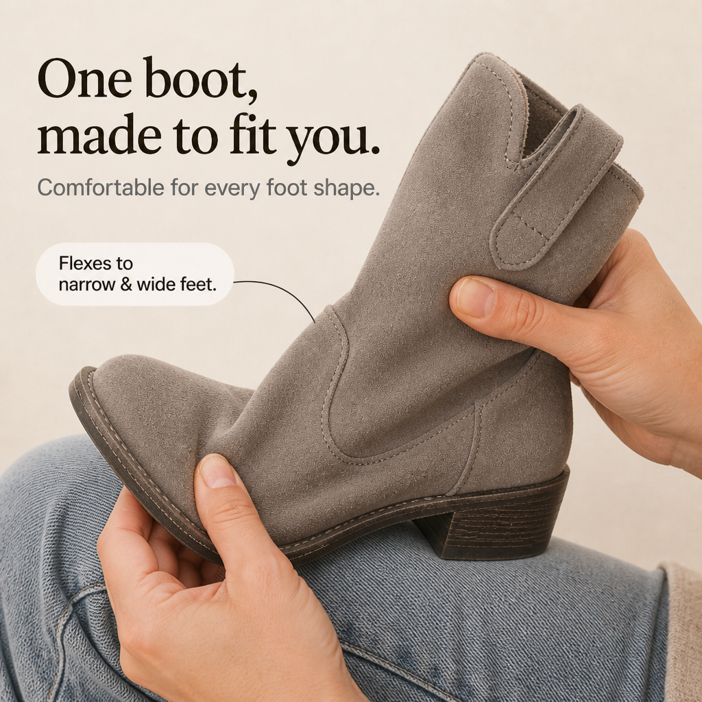Charwell – Suede Western Ankle Boots