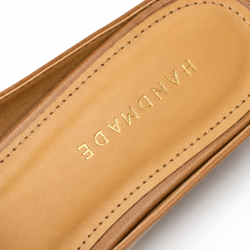 Archella – Woven Leather Arc-Vamp Slip-On Mules
