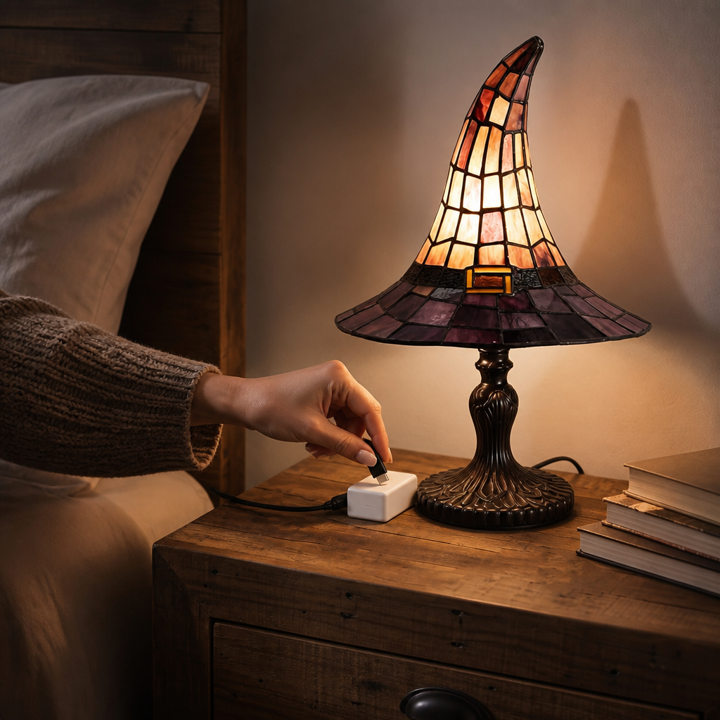 Duskwick – Witch Hat Silhouette Table Lamp