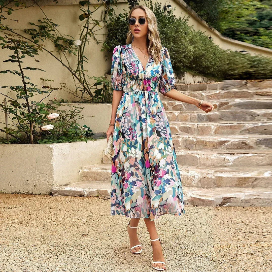 Orina™ | Abito Elegante con Scollo a V