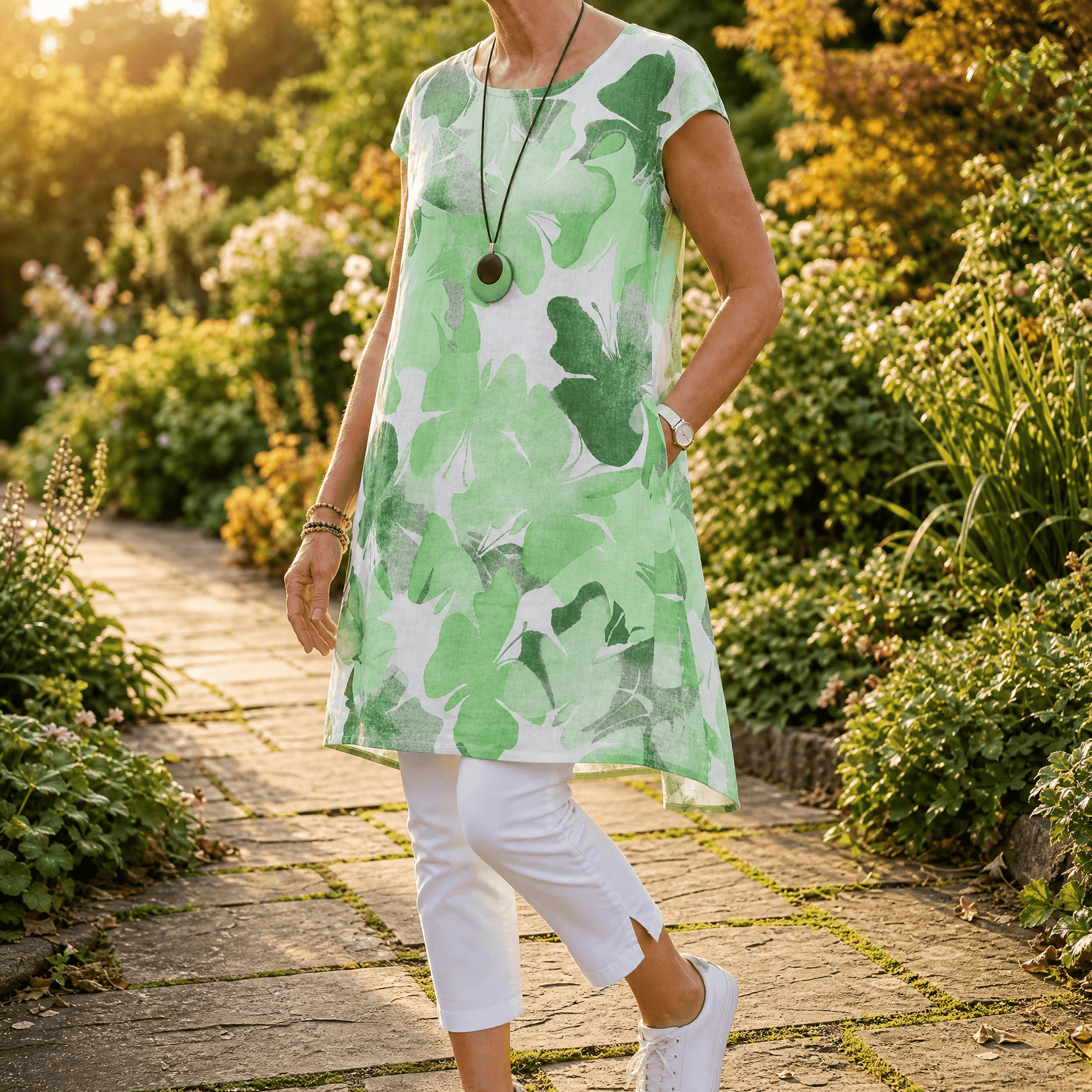 Florella – Watercolor Floral Summer Dress