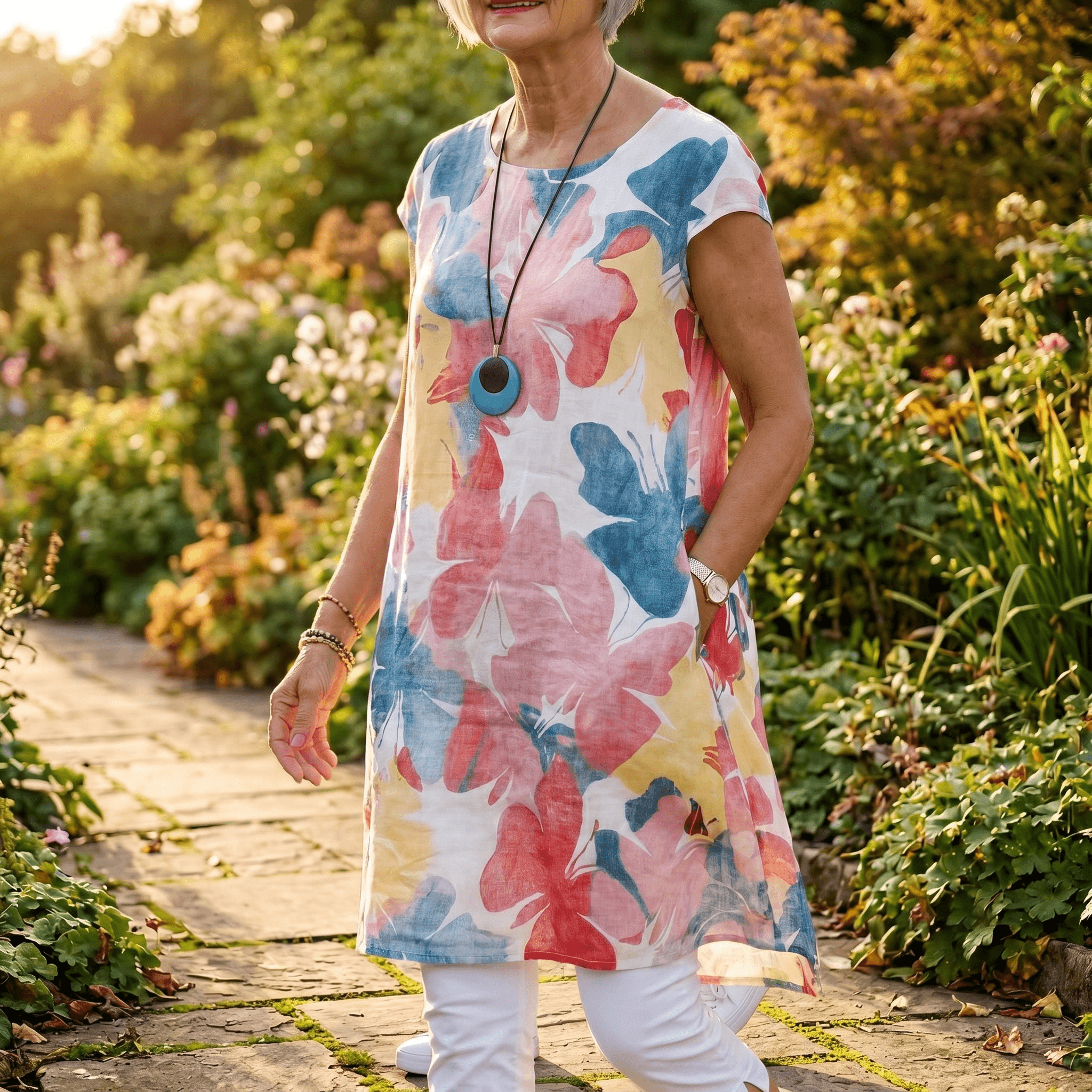 Florella – Watercolor Floral Summer Dress