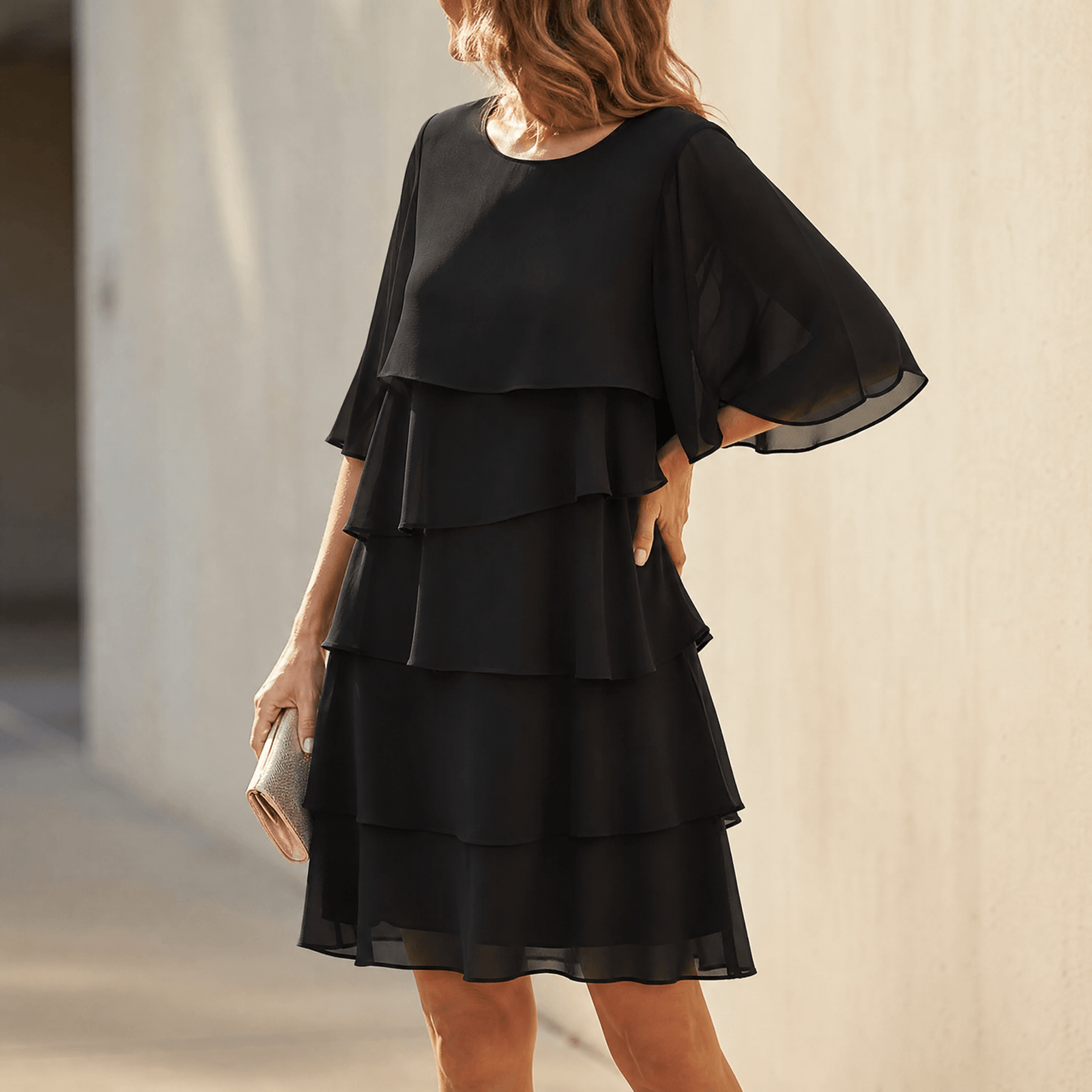 Florelle – Women's Layered Ruffle Dress