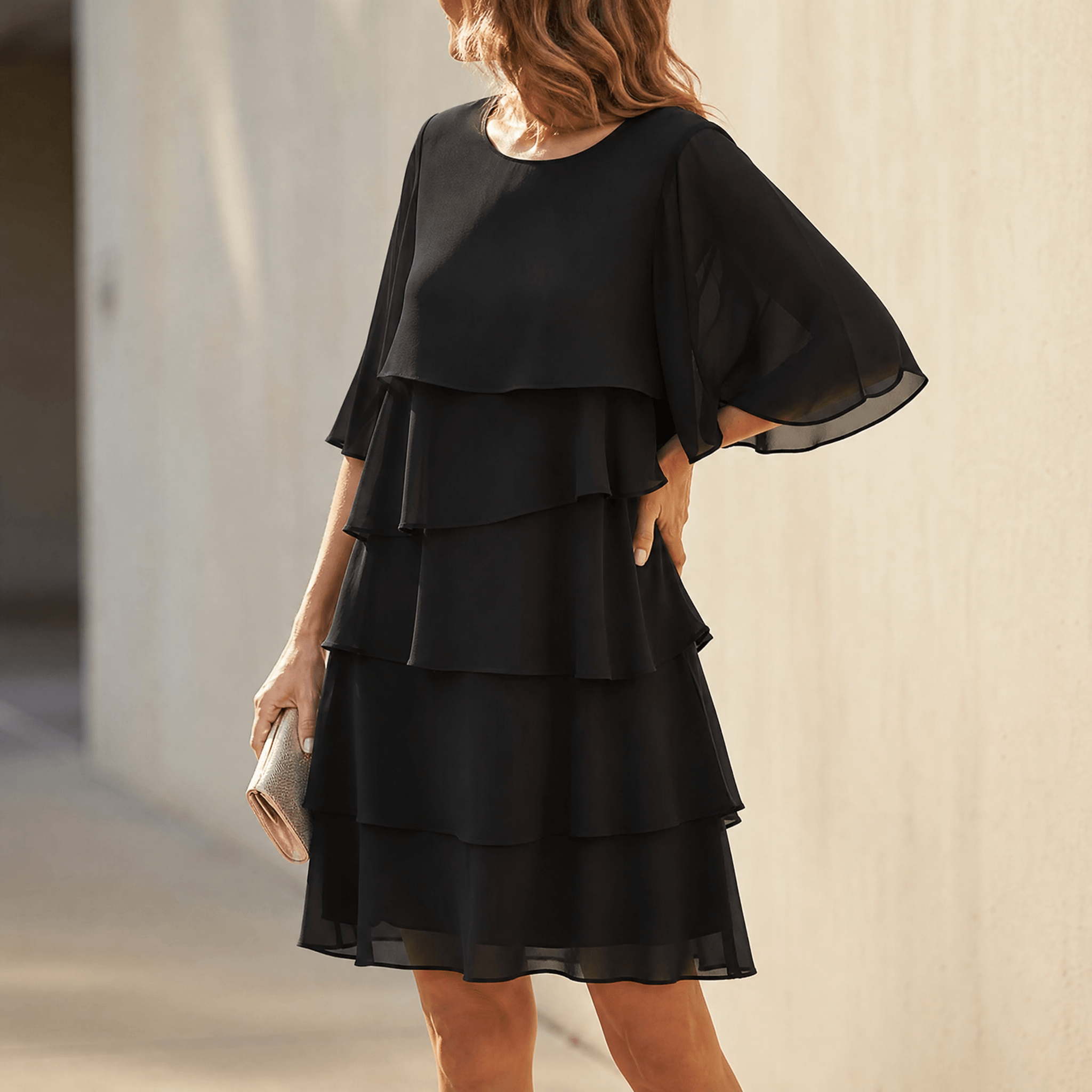 Florelle – Women's Layered Ruffle Dress