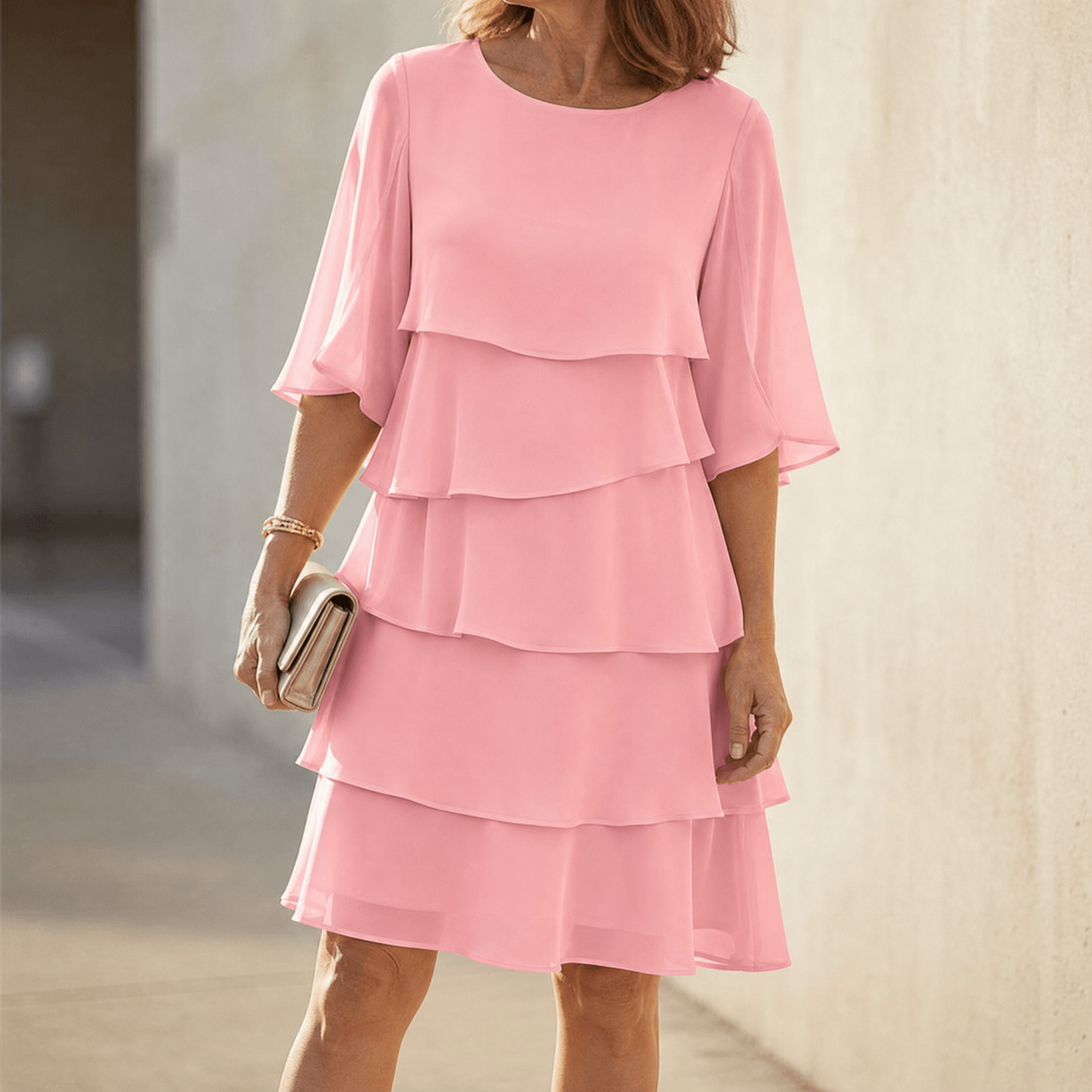Florelle – Women's Layered Ruffle Dress