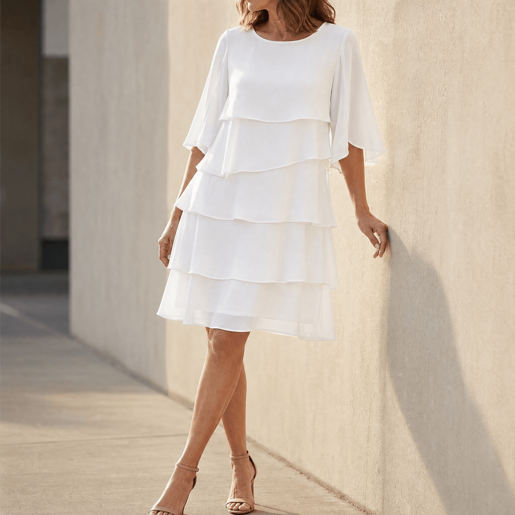Florelle – Women's Layered Ruffle Dress