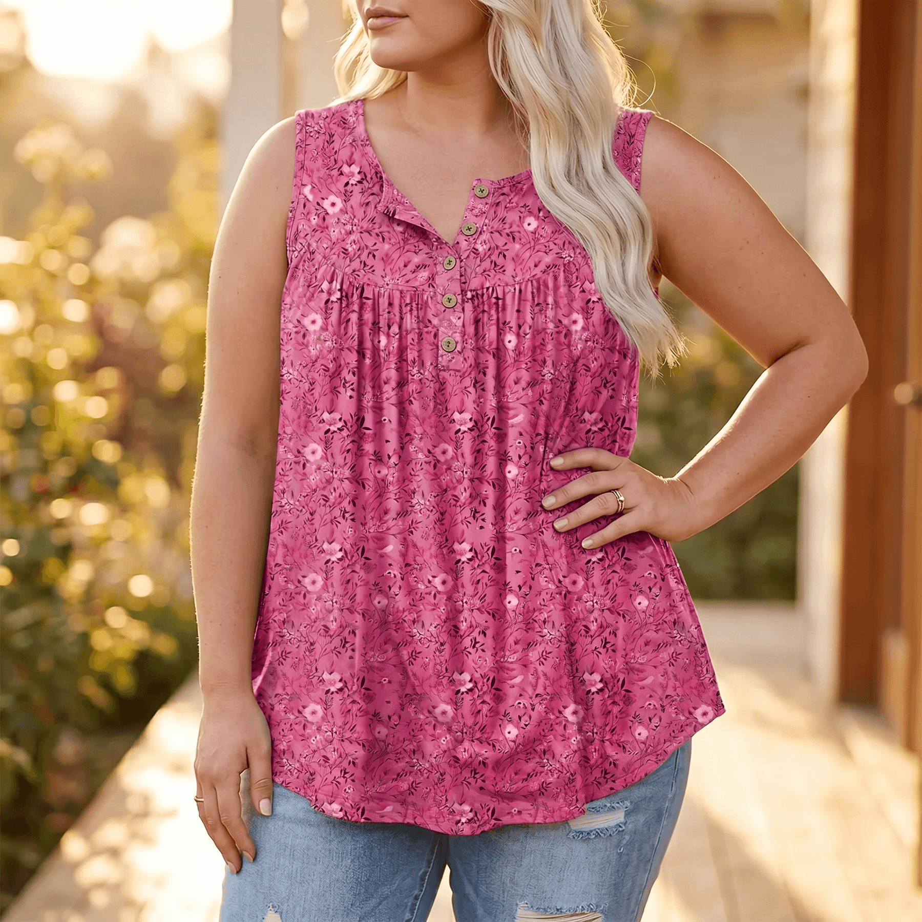 Florelle – Flowy Sleeveless Summer Top