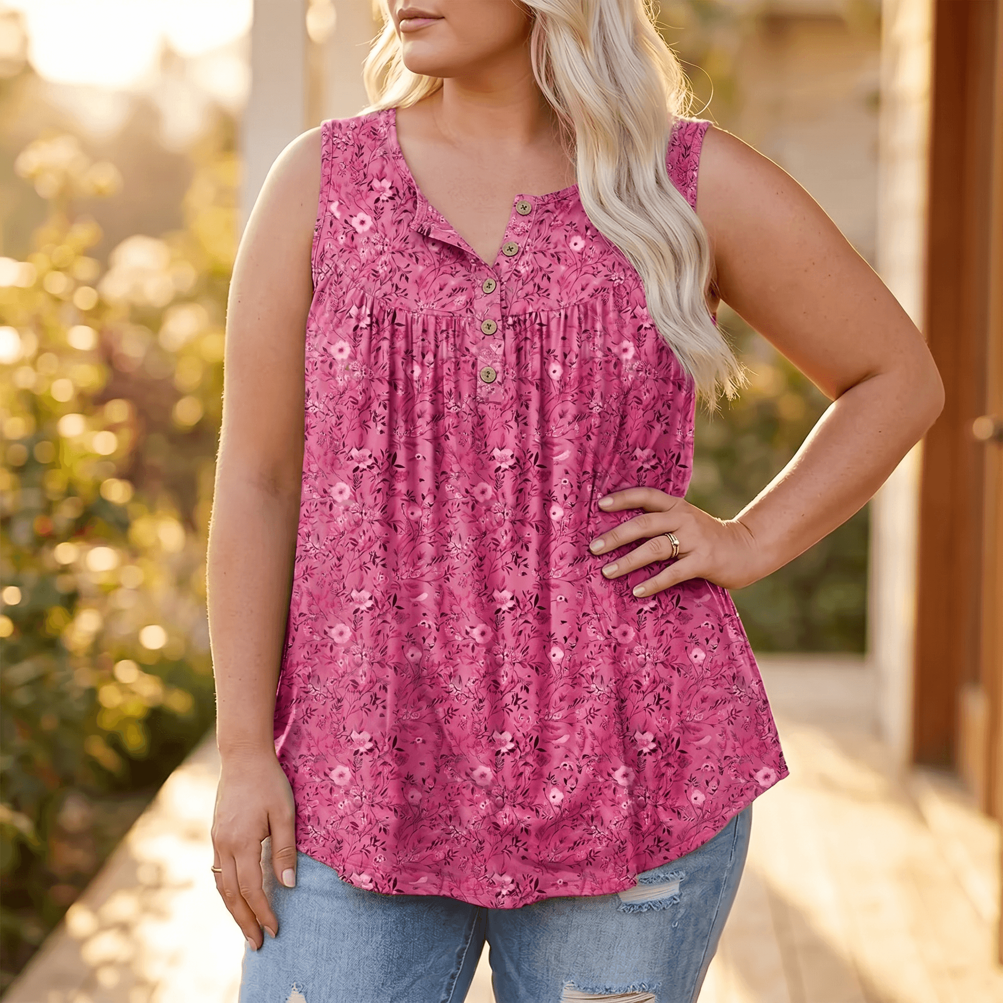 Florelle – Flowy Sleeveless Summer Top