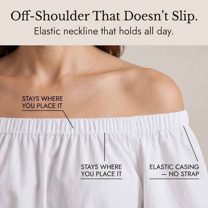 Florenza – Women's Sculpted Rose Off-Shoulder Dress