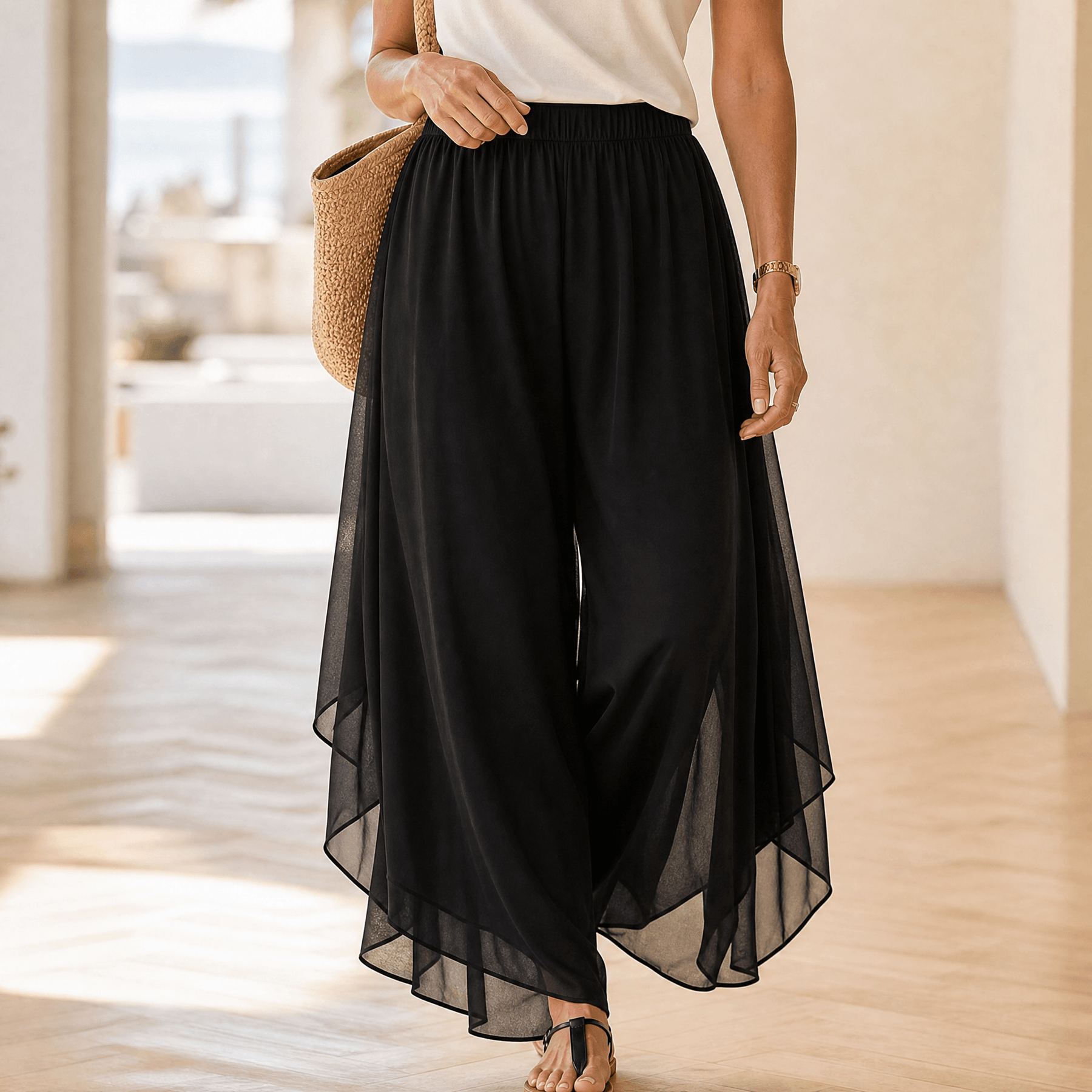 Florenza – Women's Flowy Palazzo Pants