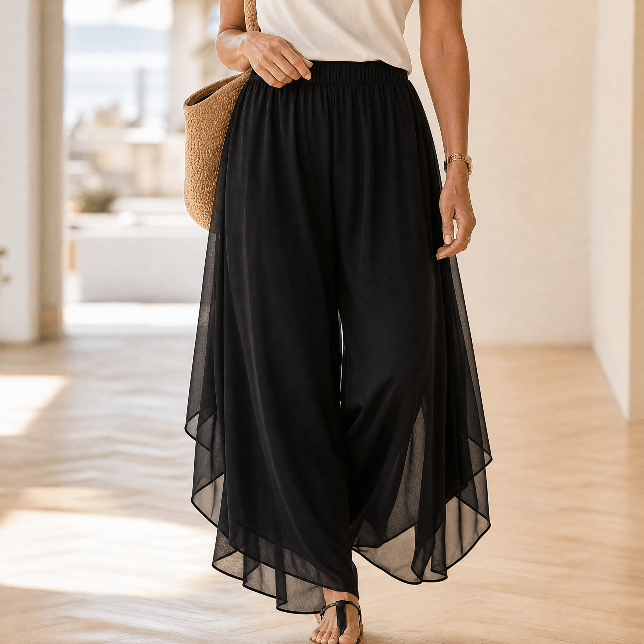 Florenza – Women's Flowy Palazzo Pants