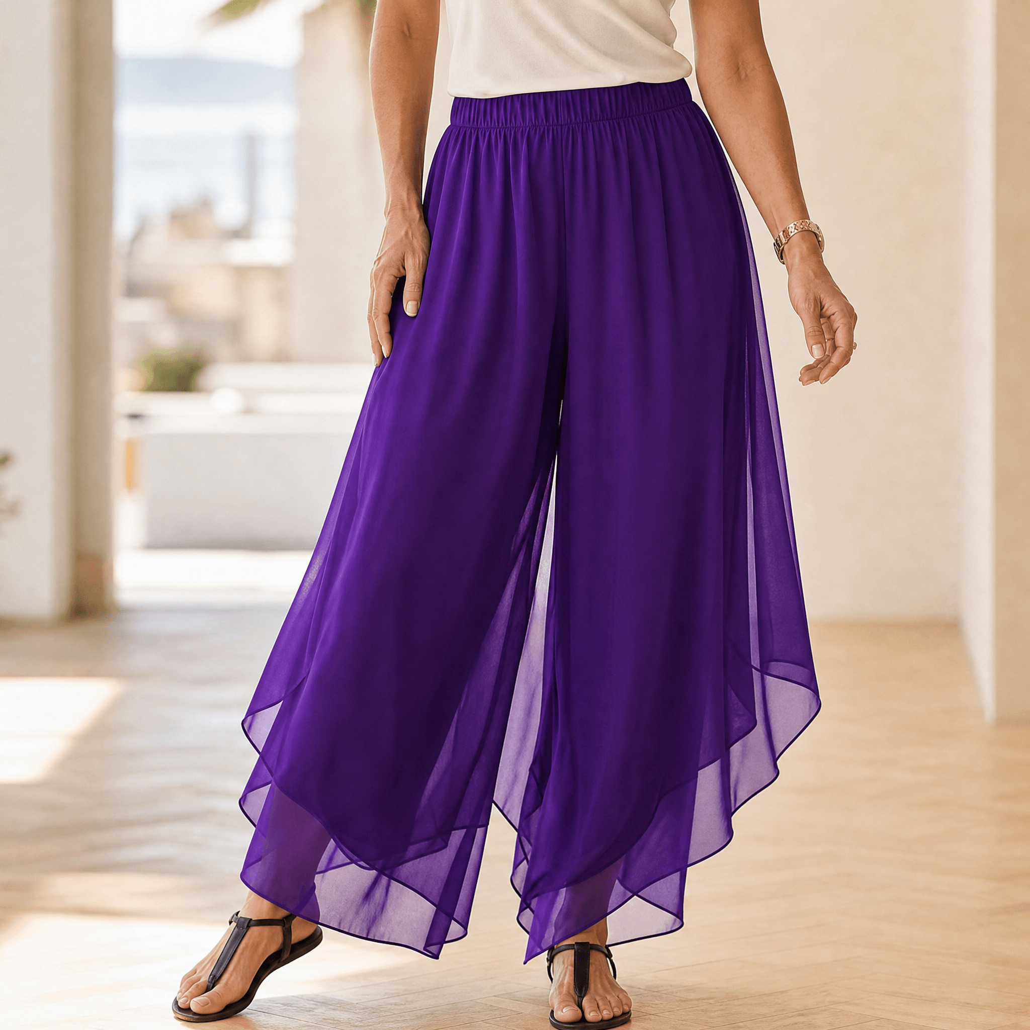 Florenza – Women's Flowy Palazzo Pants