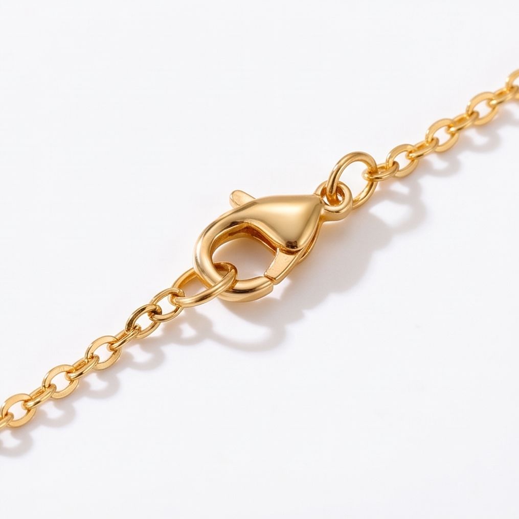 Florevia – Velvet Rose Pendant Necklace