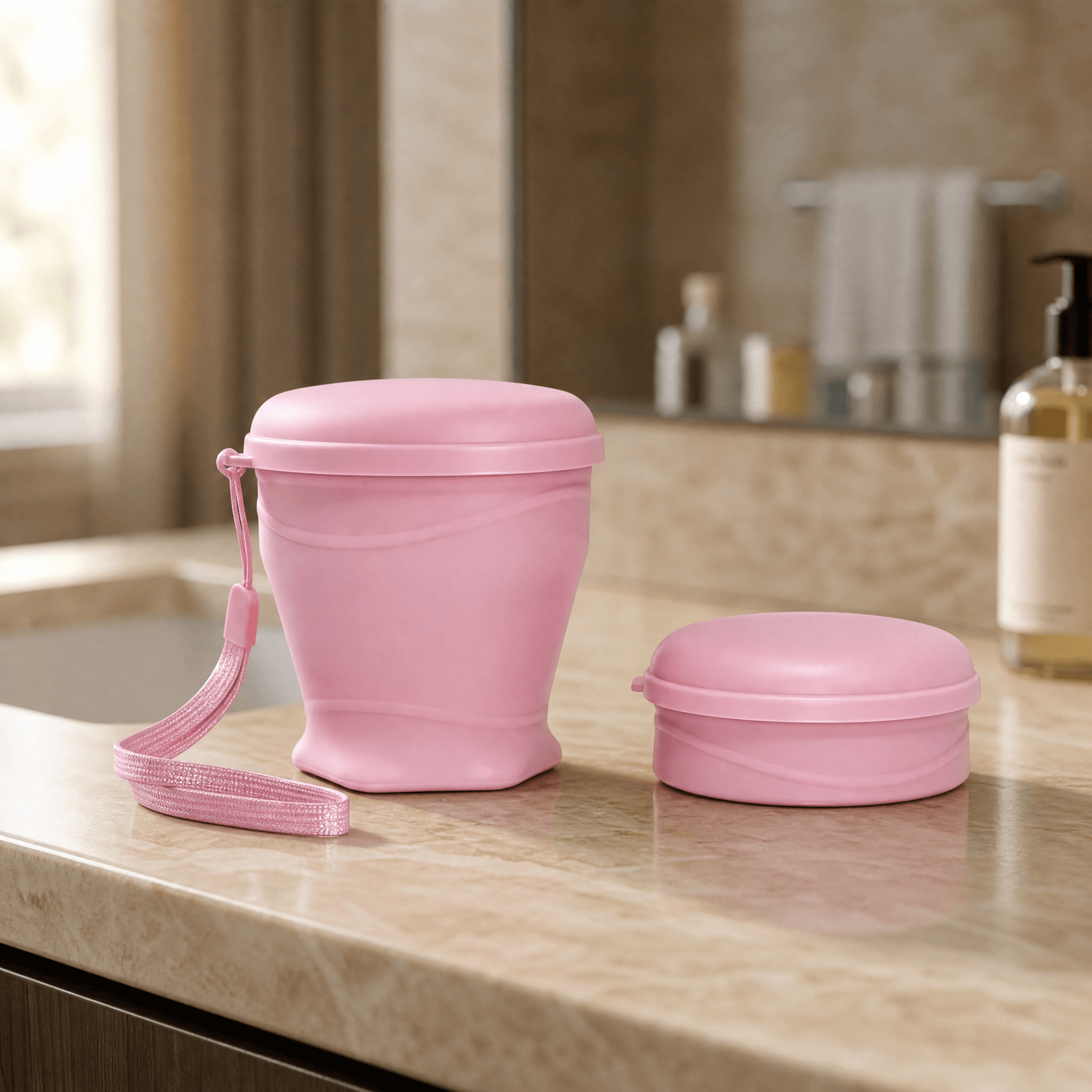 FoldSip – Collapsible Travel Cup with Leakproof Lid