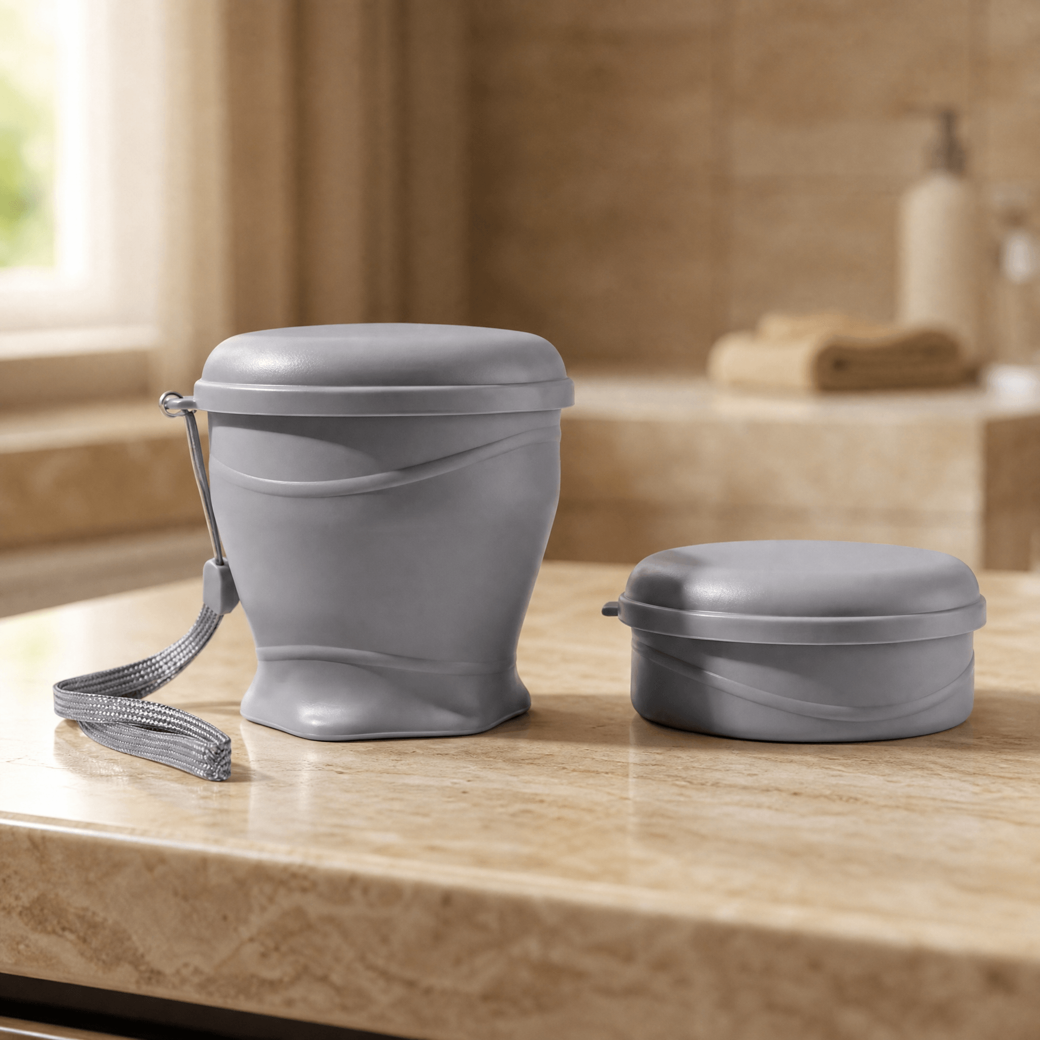FoldSip – Collapsible Travel Cup with Leakproof Lid