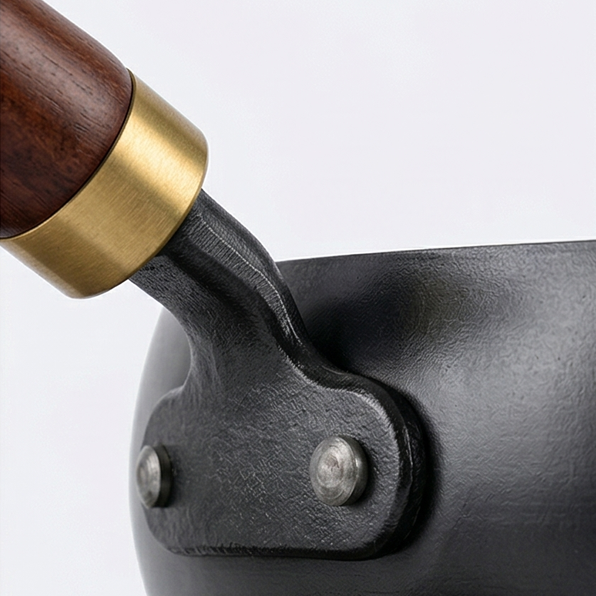 Forgehome – Deep Belly Cast Iron Wok with Lid