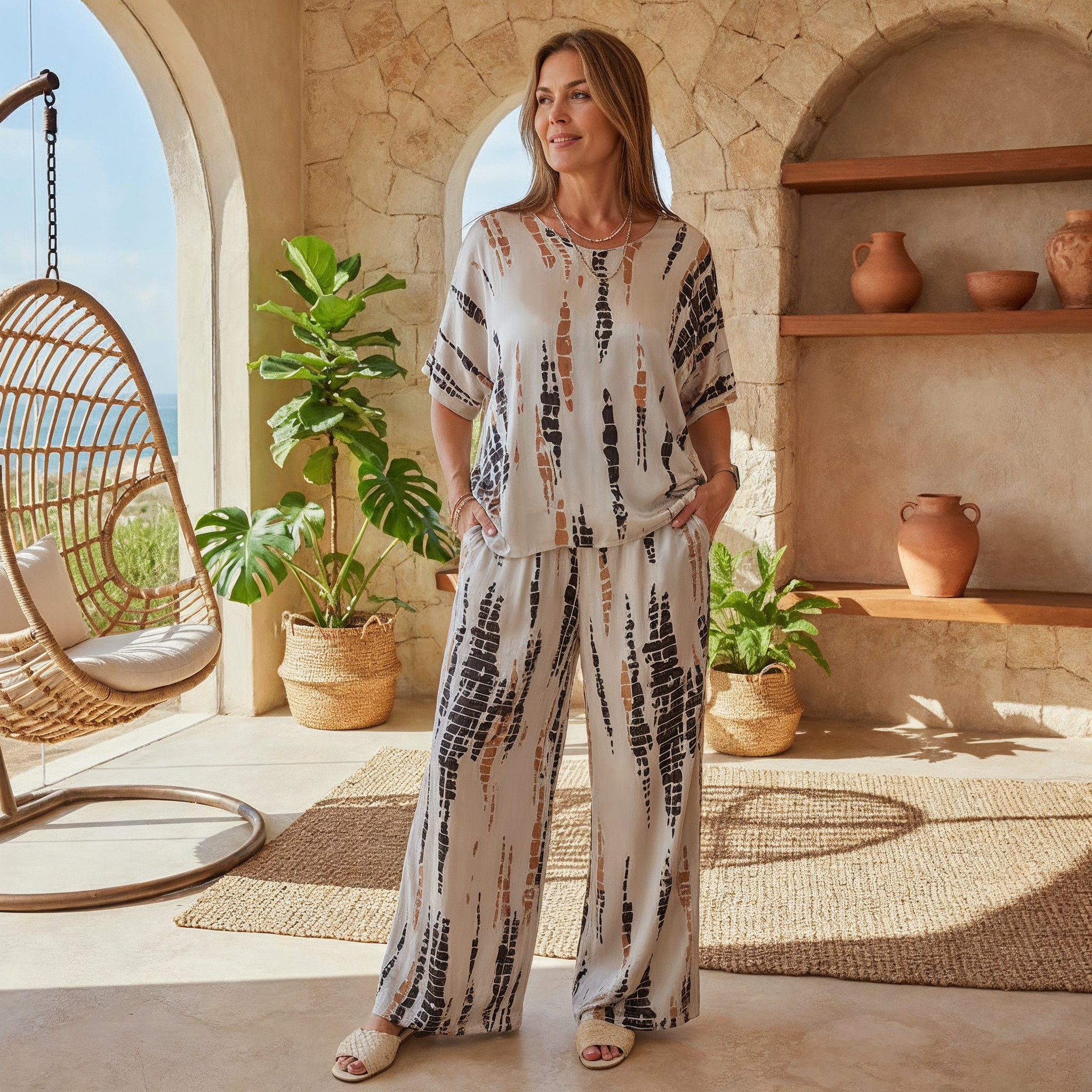 Marie - Casual Printed Set